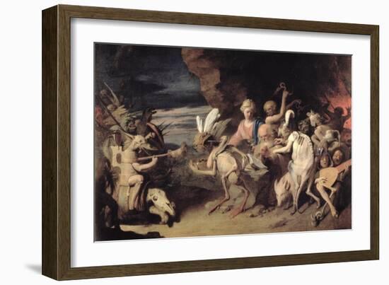 The Temptation of St. Anthony of Egypt-David Ryckaert III-Framed Giclee Print