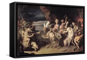 The Temptation of St. Anthony of Egypt-David Ryckaert III-Framed Stretched Canvas