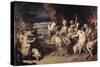 The Temptation of St. Anthony of Egypt-David Ryckaert III-Stretched Canvas