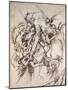 The Temptation of St. Anthony-Martin Schongauer-Mounted Giclee Print