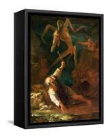 The Temptation of St. Anthony-Salvator Rosa-Framed Stretched Canvas