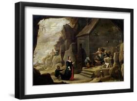 The Temptation of St. Anthony-David Teniers the Younger-Framed Giclee Print