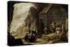 The Temptation of St. Anthony-David Teniers the Younger-Stretched Canvas