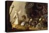 The Temptation of St. Anthony-Cornelis Saftleven-Stretched Canvas