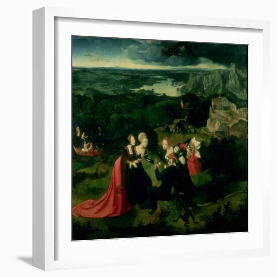The Temptation of St. Anthony-Joachim Patenir-Framed Giclee Print