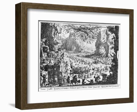 The Temptation of St. Anthony-Jacques Callot-Framed Giclee Print