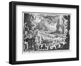 The Temptation of St. Anthony-Jacques Callot-Framed Giclee Print