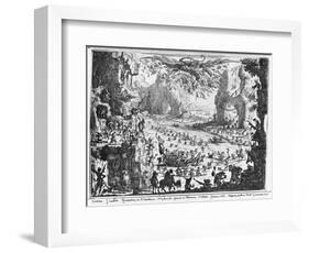 The Temptation of St. Anthony-Jacques Callot-Framed Giclee Print