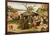 The Temptation of St Anthony-Pieter Brueghel the Younger-Framed Giclee Print