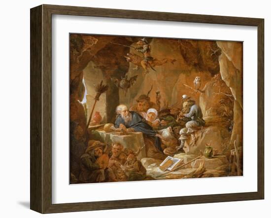 The Temptation of St. Anthony-David Teniers the Younger-Framed Giclee Print