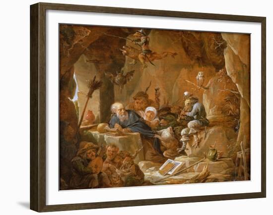 The Temptation of St. Anthony-David Teniers the Younger-Framed Giclee Print