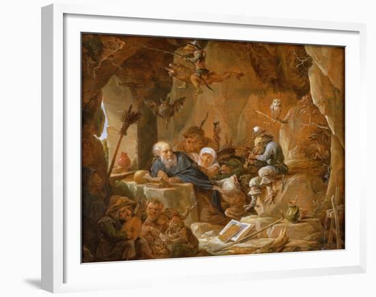 The Temptation of St. Anthony-David Teniers the Younger-Framed Giclee Print