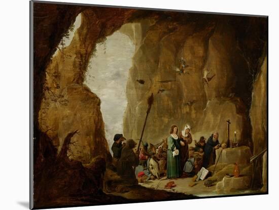 The Temptation of St. Anthony-David the Younger Teniers-Mounted Giclee Print