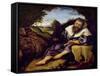 The Temptation of St. Anthony-Lorenzo Lotto-Framed Stretched Canvas