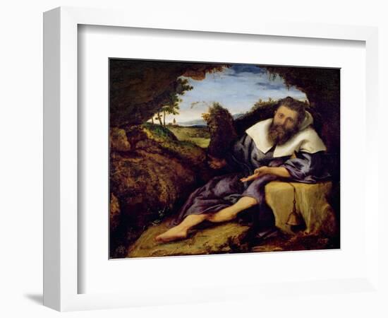 The Temptation of St. Anthony-Lorenzo Lotto-Framed Giclee Print