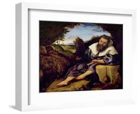 The Temptation of St. Anthony-Lorenzo Lotto-Framed Giclee Print