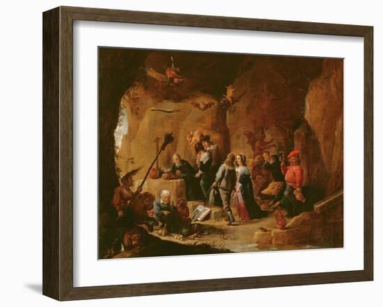 The Temptation of St. Anthony-David the Younger Teniers-Framed Giclee Print