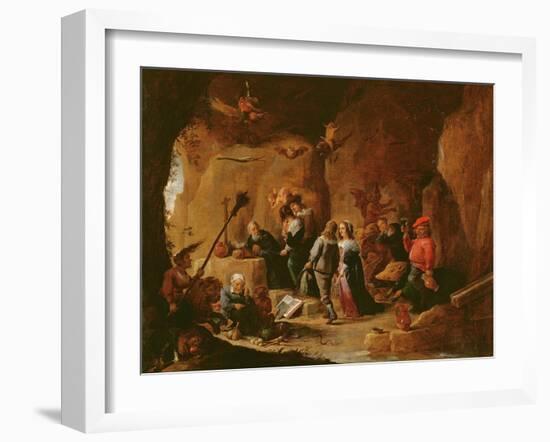 The Temptation of St. Anthony-David the Younger Teniers-Framed Giclee Print