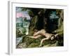 The Temptation of St. Benedict, C.1587-Alessandro Allori-Framed Giclee Print