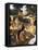 The Temptation of St-Hieronymus Bosch-Framed Stretched Canvas