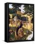 The Temptation of St-Hieronymus Bosch-Framed Stretched Canvas