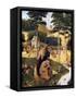 The Temptation of St-Hieronymus Bosch-Framed Stretched Canvas