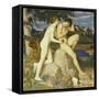The Temptation-William Strang-Framed Stretched Canvas