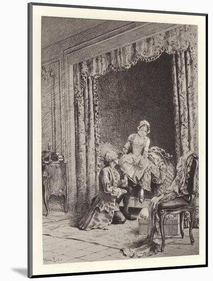 The Temptation-Maurice Leloir-Mounted Giclee Print