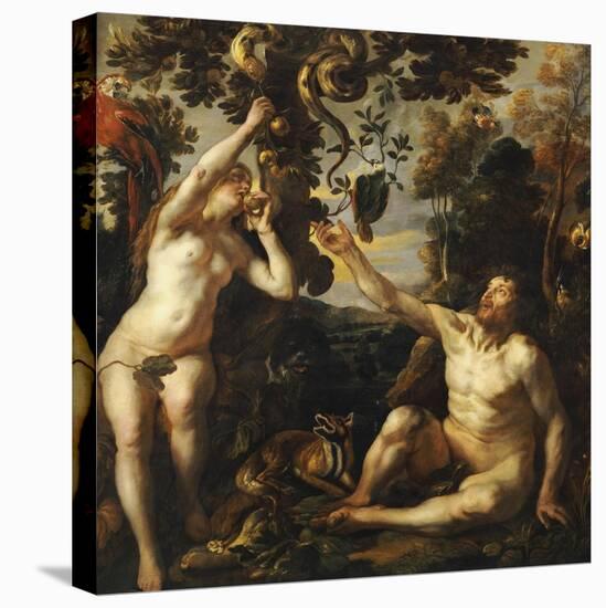 The Temptation-Jacob Jordaens-Stretched Canvas