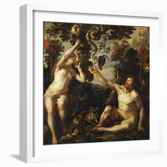 The Temptation-Jacob Jordaens-Framed Giclee Print