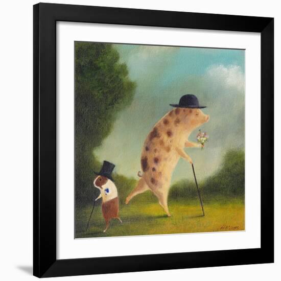 The Temptations of Bentley Scroop-DD McInnes-Framed Art Print