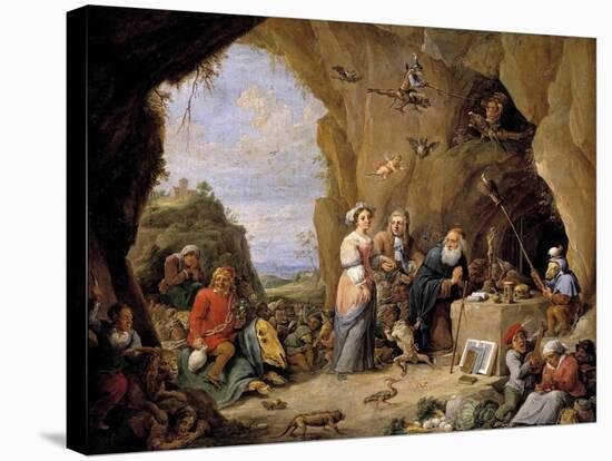 The Temptations of Saint Anthony-David Teniers the Younger-Stretched Canvas