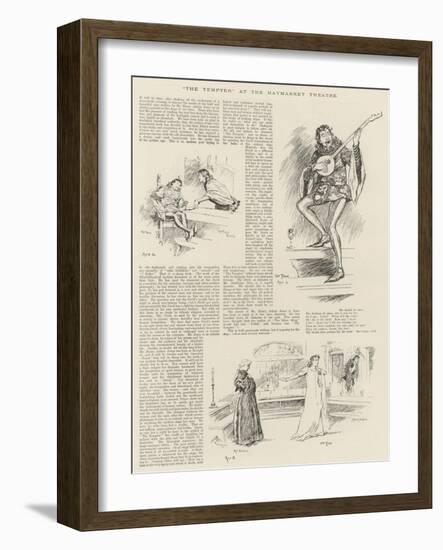 The Tempter, at the Haymarket Theatre-William Douglas Almond-Framed Giclee Print