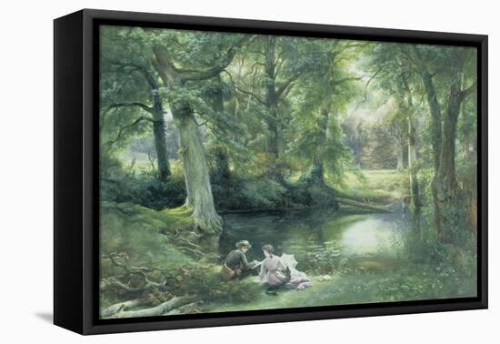 The Tempting Prospect-Wilhelm Carl F. Trautschold-Framed Stretched Canvas