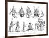 The Ten Abatars or Incarnations of Vishnu-A Thom-Framed Giclee Print