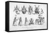 The Ten Avatars (Incarnations) of Vishnu-null-Framed Stretched Canvas