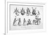 The Ten Avatars (Incarnations) of Vishnu-null-Framed Premium Giclee Print