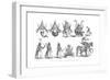 The Ten Avatars or Incarnations of Vishnu, C1880-null-Framed Giclee Print