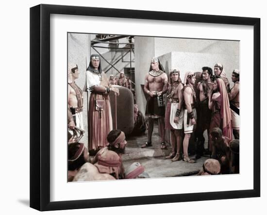 The ten Commandements by CecilDeMille, 1956-null-Framed Photo