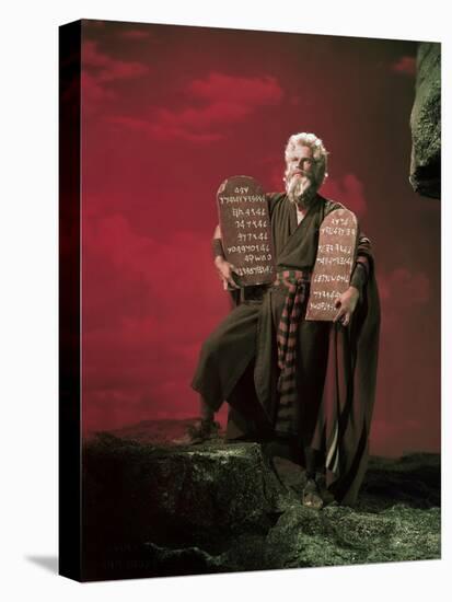The Ten Commandments 1956 Directed by Cecil B. Demille Charlton Heston-null-Stretched Canvas