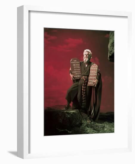 The Ten Commandments 1956 Directed by Cecil B. Demille Charlton Heston-null-Framed Photo