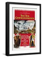 The Ten Commandments, 1956, Directed by Cecil B. Demille-null-Framed Giclee Print