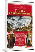 The Ten Commandments, 1956, Directed by Cecil B. Demille-null-Mounted Giclee Print