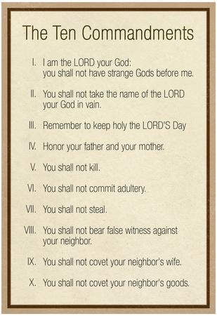 The Ten Commandments - Catholic' Prints | AllPosters.com