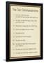 The Ten Commandments - Catholic-null-Framed Poster