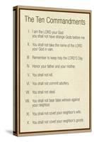 The Ten Commandments - Catholic-null-Stretched Canvas