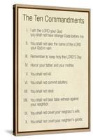 The Ten Commandments - Catholic-null-Stretched Canvas