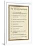 The Ten Commandments - Catholic-null-Framed Art Print