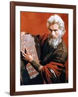 The Ten Commandments, Charlton Heston, 1956-null-Framed Photo