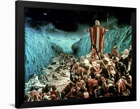 The Ten Commandments, Charlton Heston, 1956-null-Framed Photo